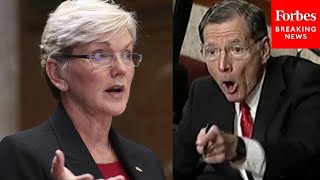 Do You Agree John Barrasso Asks Energy Sec Granholm About Her Own Depts Lab Leak Report [upl. by Ahsielat]