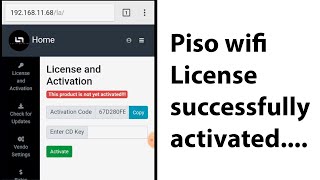 Piso wifi license activation tutorial beginners guide [upl. by Anual658]