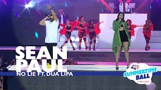 Sean Paul ft Dua Lipa  No Lie Live At Capital’s Summertime Ball 2017 [upl. by Ennasil]