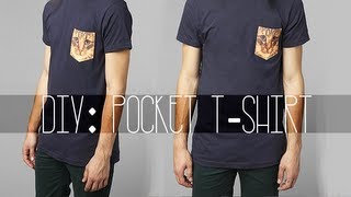 DIY Pocket TeeShirt [upl. by Arikehs382]