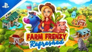 Farm Frenzy Refreshed  Release Trailer  PS4 [upl. by Dolores308]