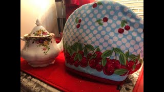 EASY and QUICK INSULATED TEA COZY Tutorial [upl. by Essiralc353]