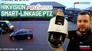 Hikvision Acusense SMARTLINKAGE PTZ  PANORAMIC Camera [upl. by Jimmie134]