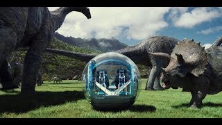 Jurassic World Gyrosphere  Scene No CGI  Jurassic World [upl. by Mozelle]