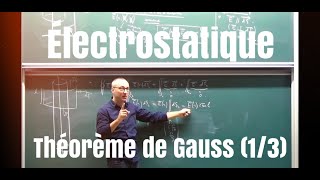 MPPCPSIPT Cours électrostatique Théorème de Gauss 13 [upl. by Newel248]