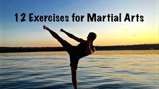 12 Exercises for Martial Arts [upl. by Alegnaoj]