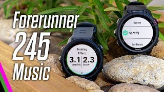 Garmin Forerunner 245 Music  The Fitness Review [upl. by Sinnard]