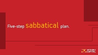 FiveStep Sabbatical Plan [upl. by Ametaf525]