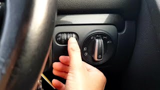 All Light Controls With Demonstration VW Golf MK6 [upl. by Diehl]