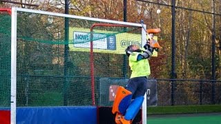 Field Hockey Goalkeeper Training Drills 2 [upl. by Nossila]