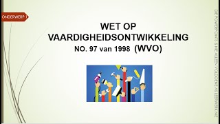 Gr12  Wet op Vaardigheidsontwikkeling [upl. by Eanil]