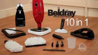 Beldray 10 in 1 Multifunction Steam Cleaner [upl. by Bertolde]