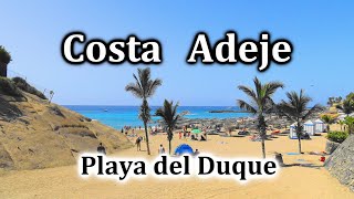 Costa Adeje Tenerife  Playa del Duque  4K [upl. by Ahcsas]