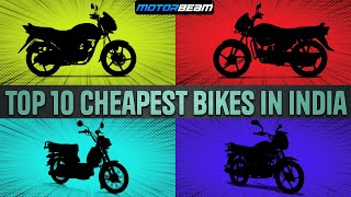 Top 10 Cheapest Bikes In India for 2023  MotorBeam [upl. by Gamber]