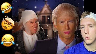 ERB Donald Trump vs Ebenezer Scrooge Reaction [upl. by Giulio]